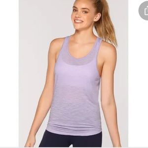 Lorna Jane Tone Tank Dusty Lilac size Large